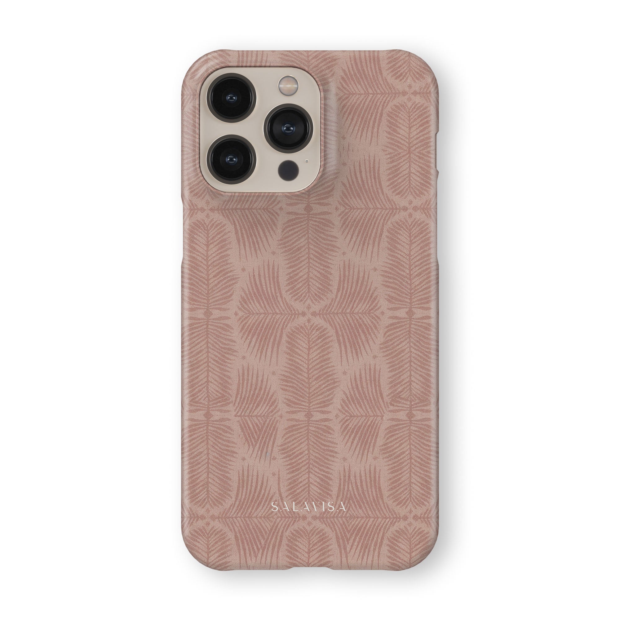 Fern Blush Phone Case — front view — Salavisa