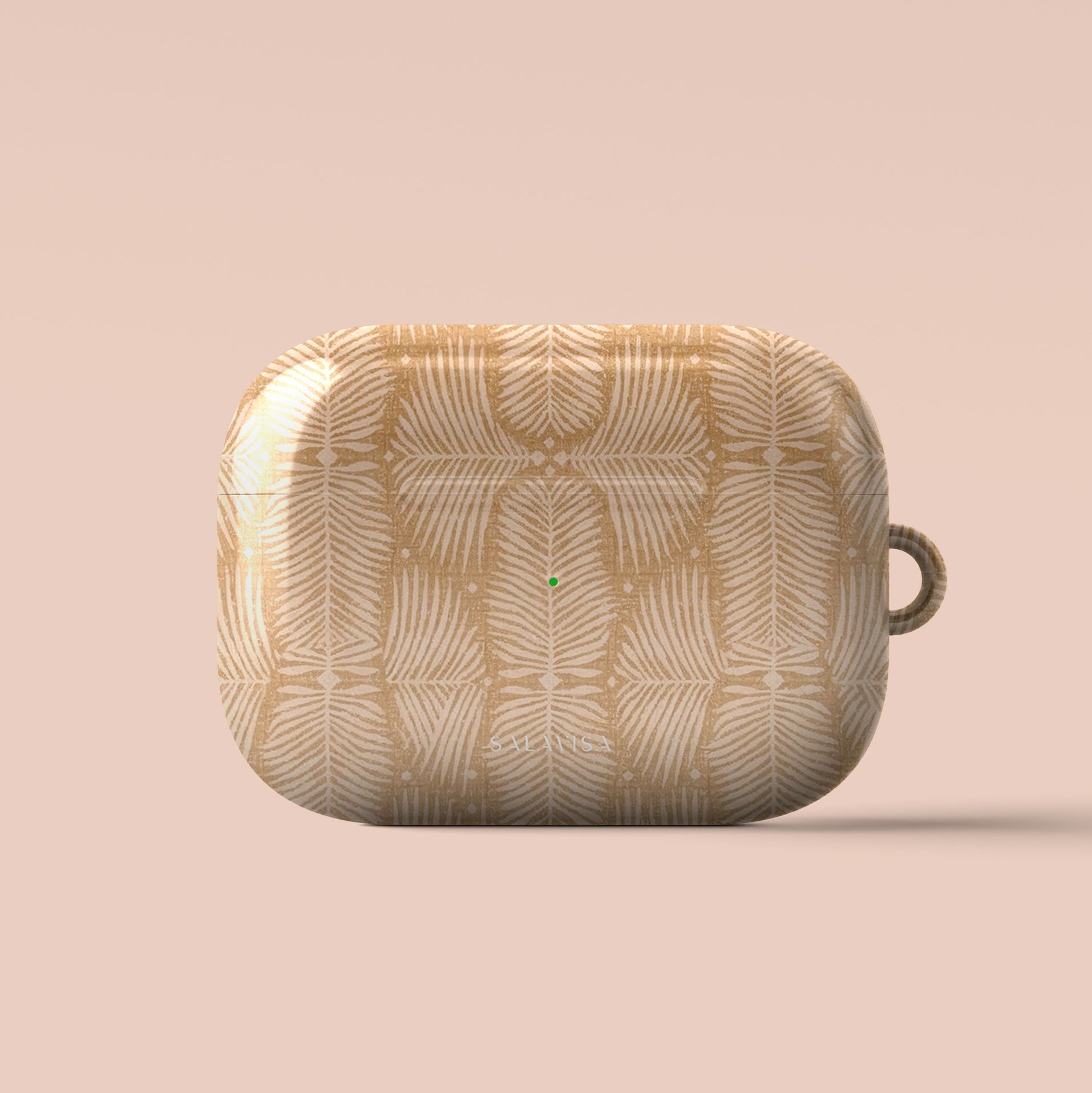 Fern Mustard AirPods Case — view 2 — Salavisa