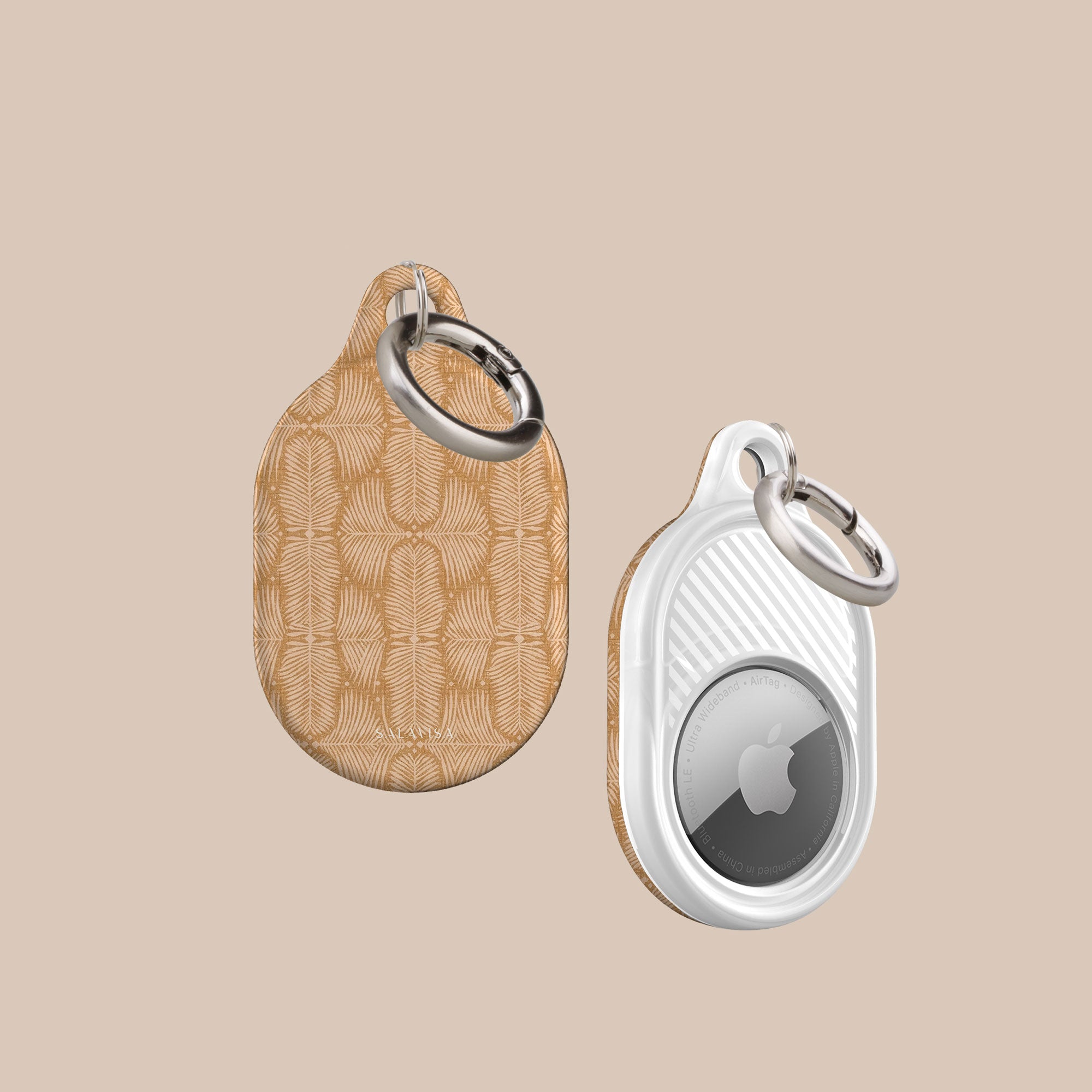 Fern Mustard AirTag Holder — view 3 — Salavisa