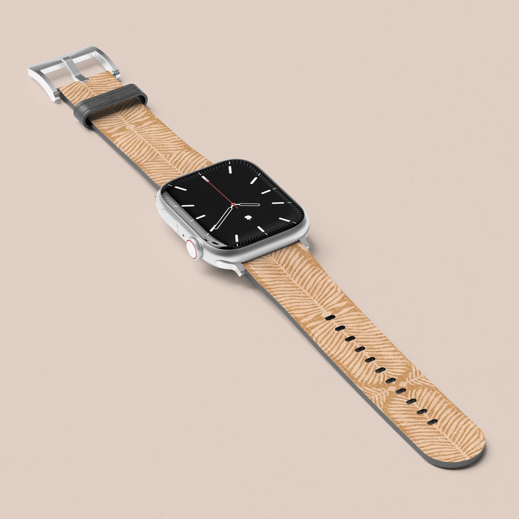 Fern Mustard Apple Watch Band — view 3 — Salavisa