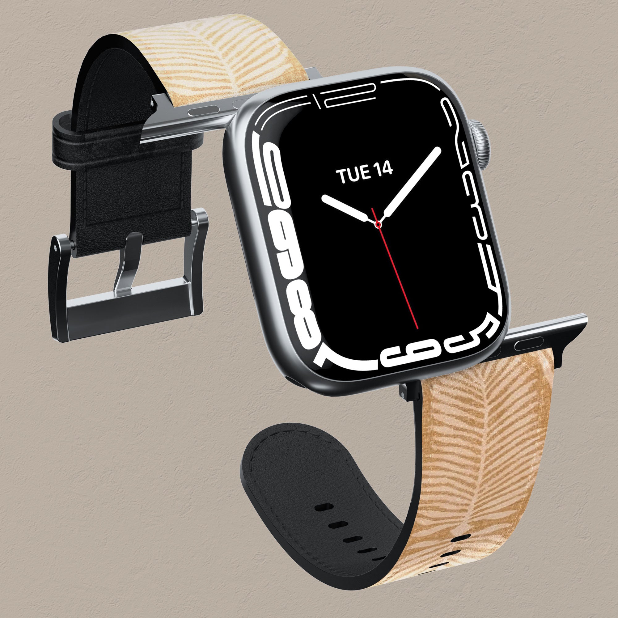 Fern Mustard Apple Watch Band — view 5 — Salavisa