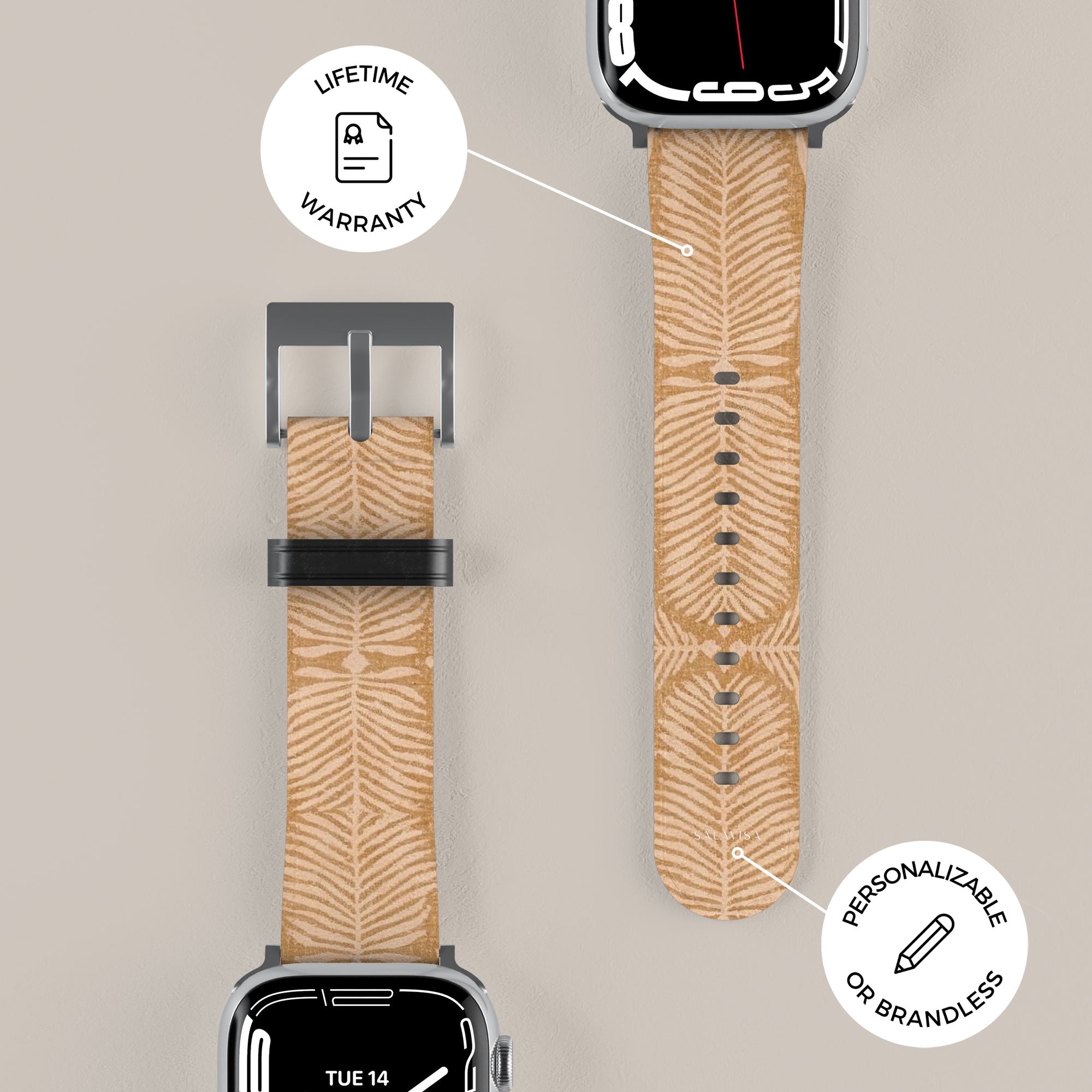 Fern Mustard Apple Watch Band — view 7