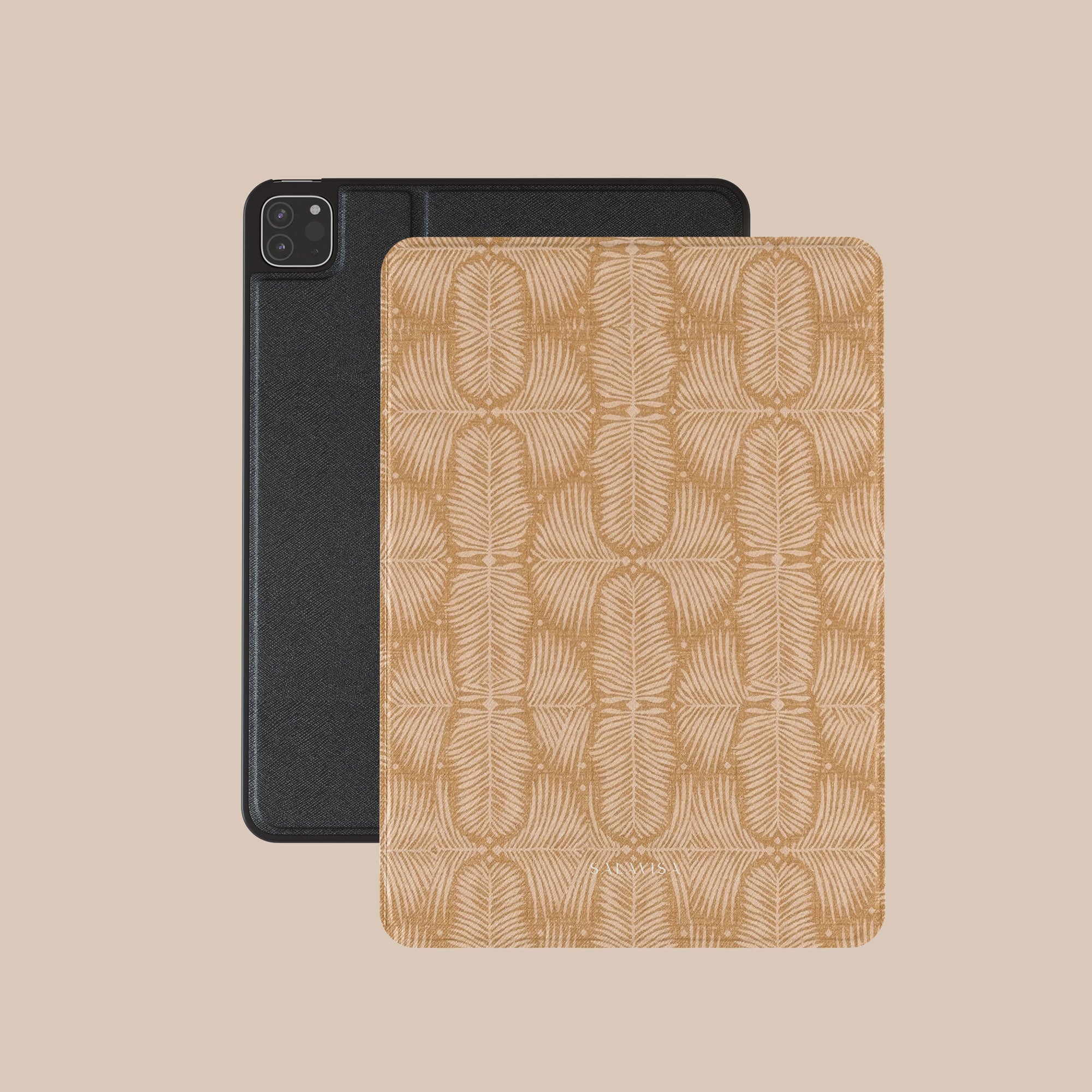 Fern Mustard iPad Case. View 2. — Salavisa