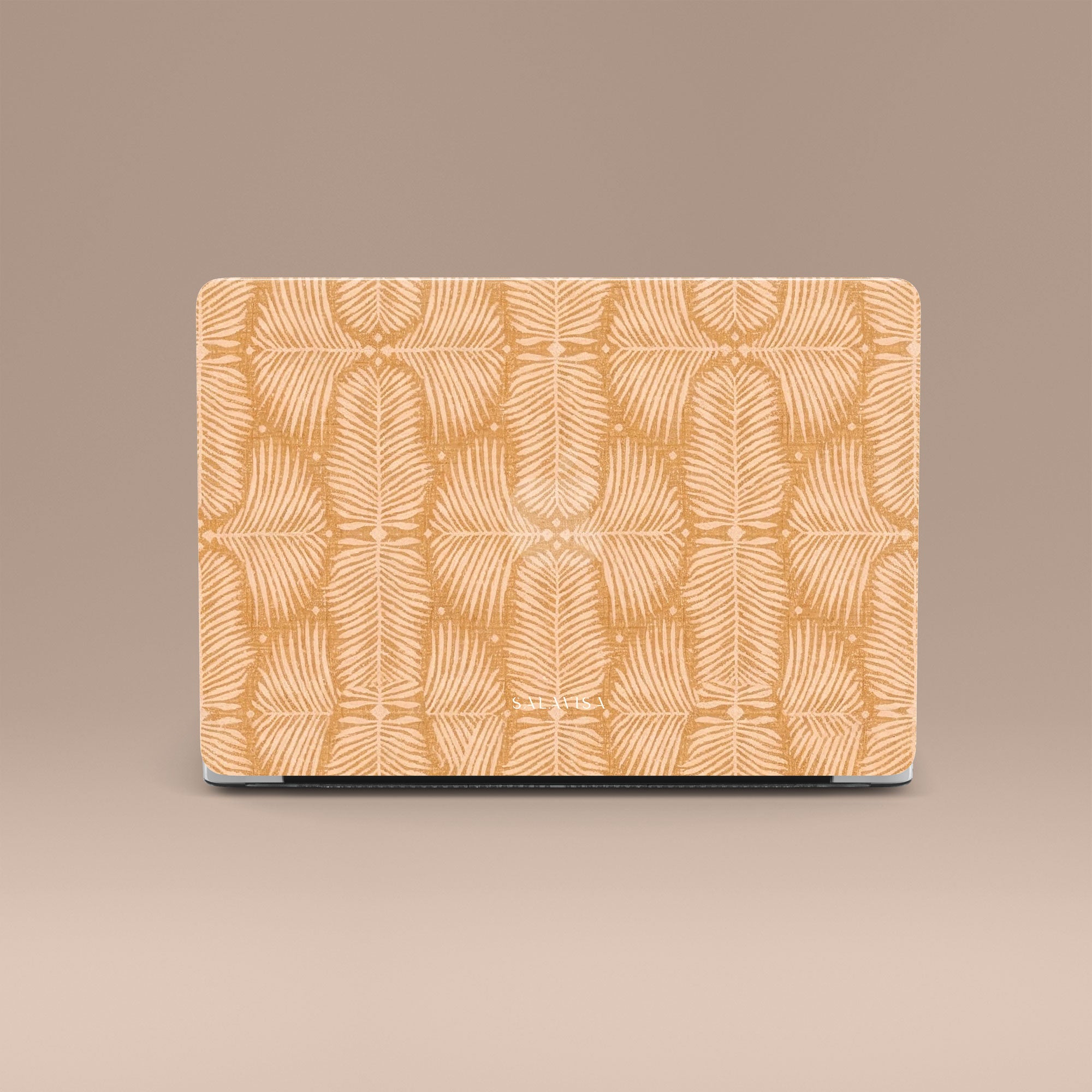 Fern Mustard MacBook Case — view 2 — Salavisa