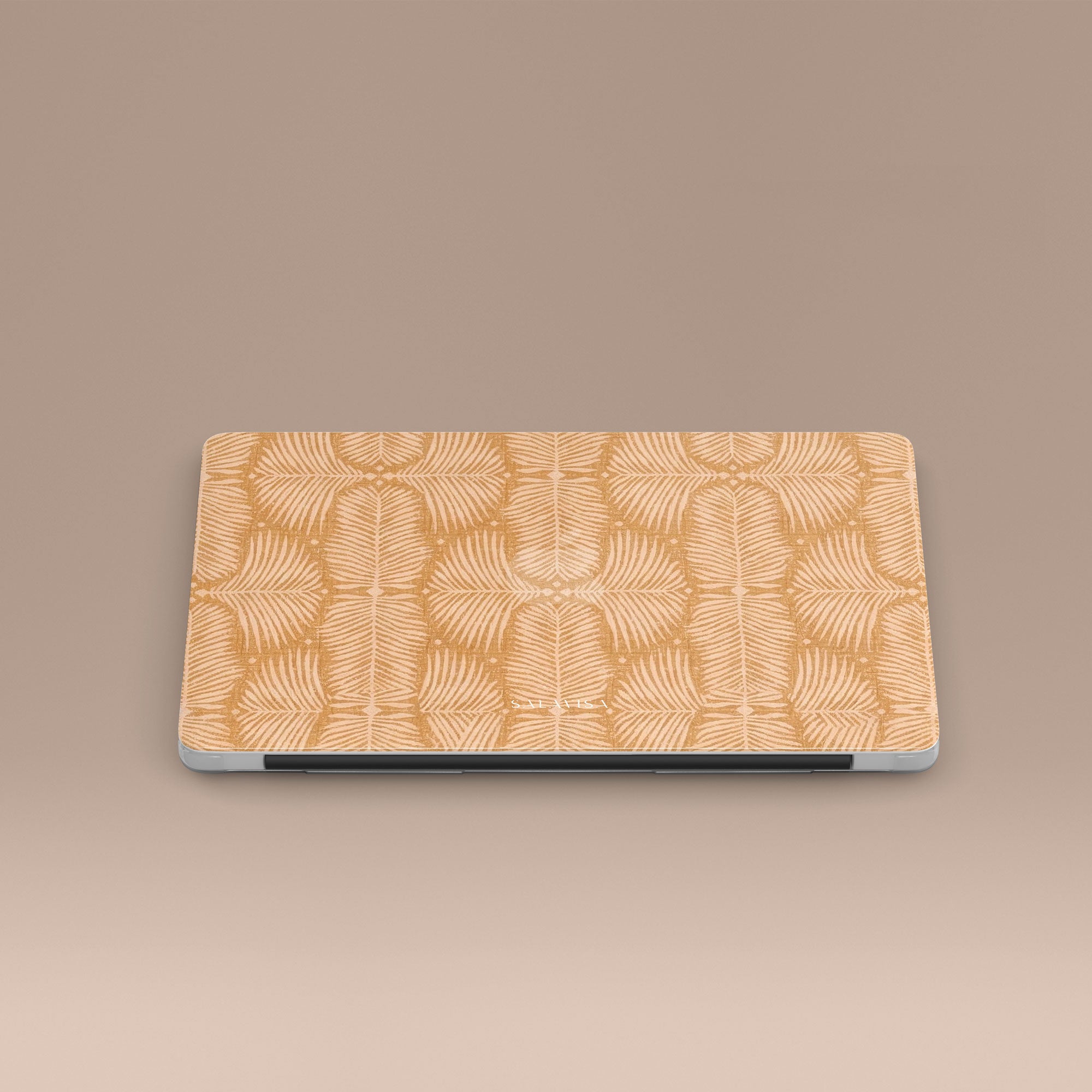 Fern Mustard MacBook Case — view 3 — Salavisa