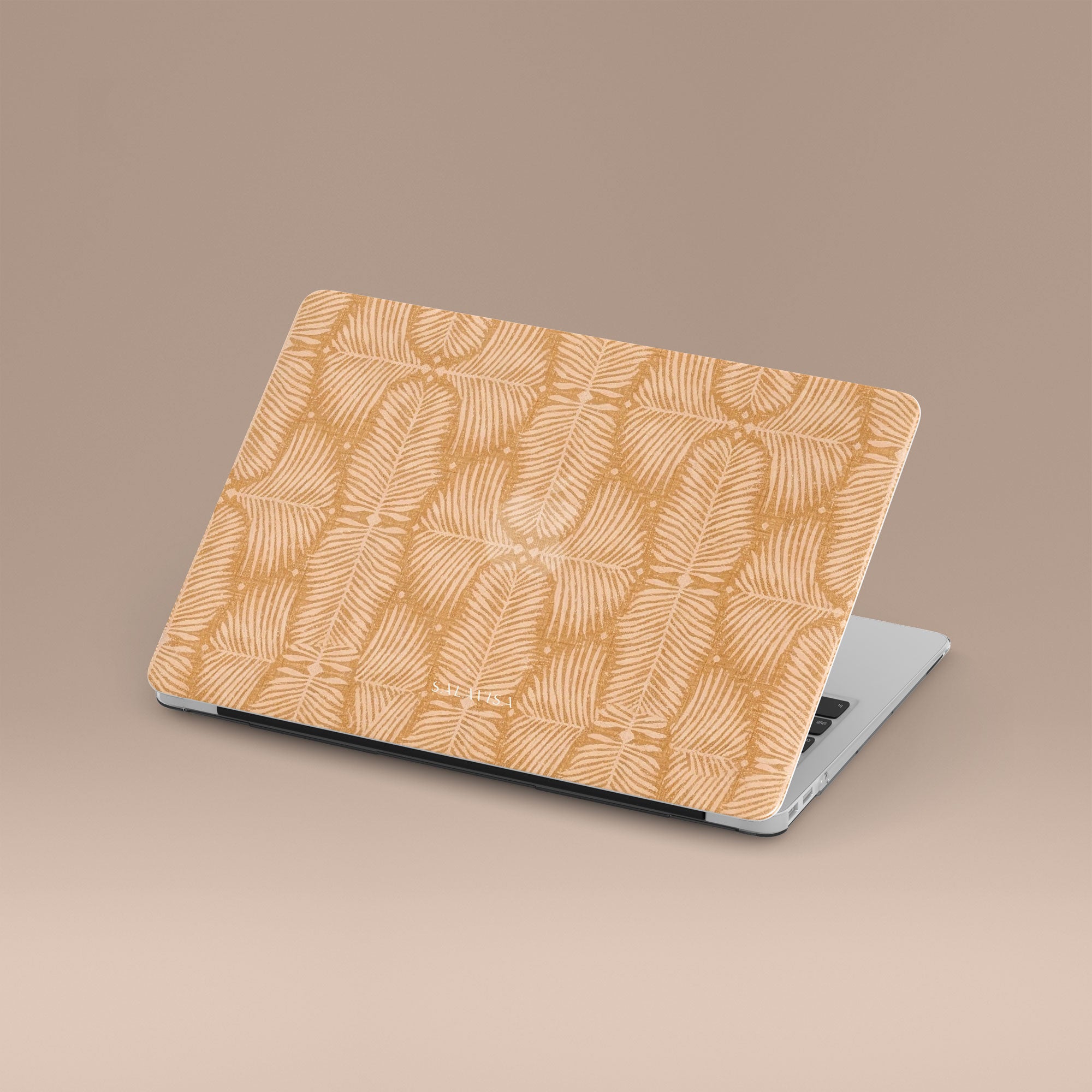 Fern Mustard MacBook Case — view 4 — Salavisa