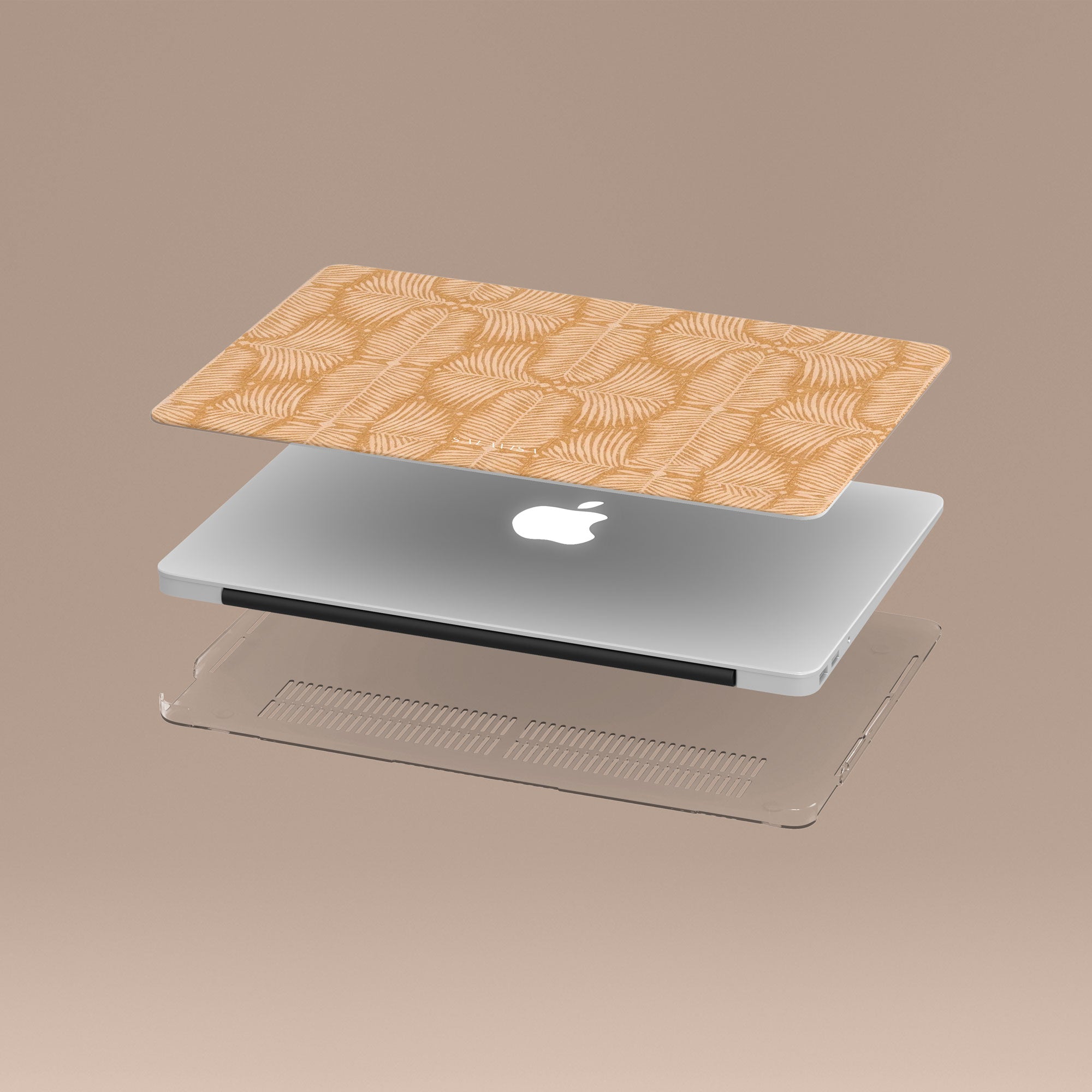 Fern Mustard MacBook Case — view 5 — Salavisa