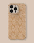 Fern Mustard Phone Case — angle view