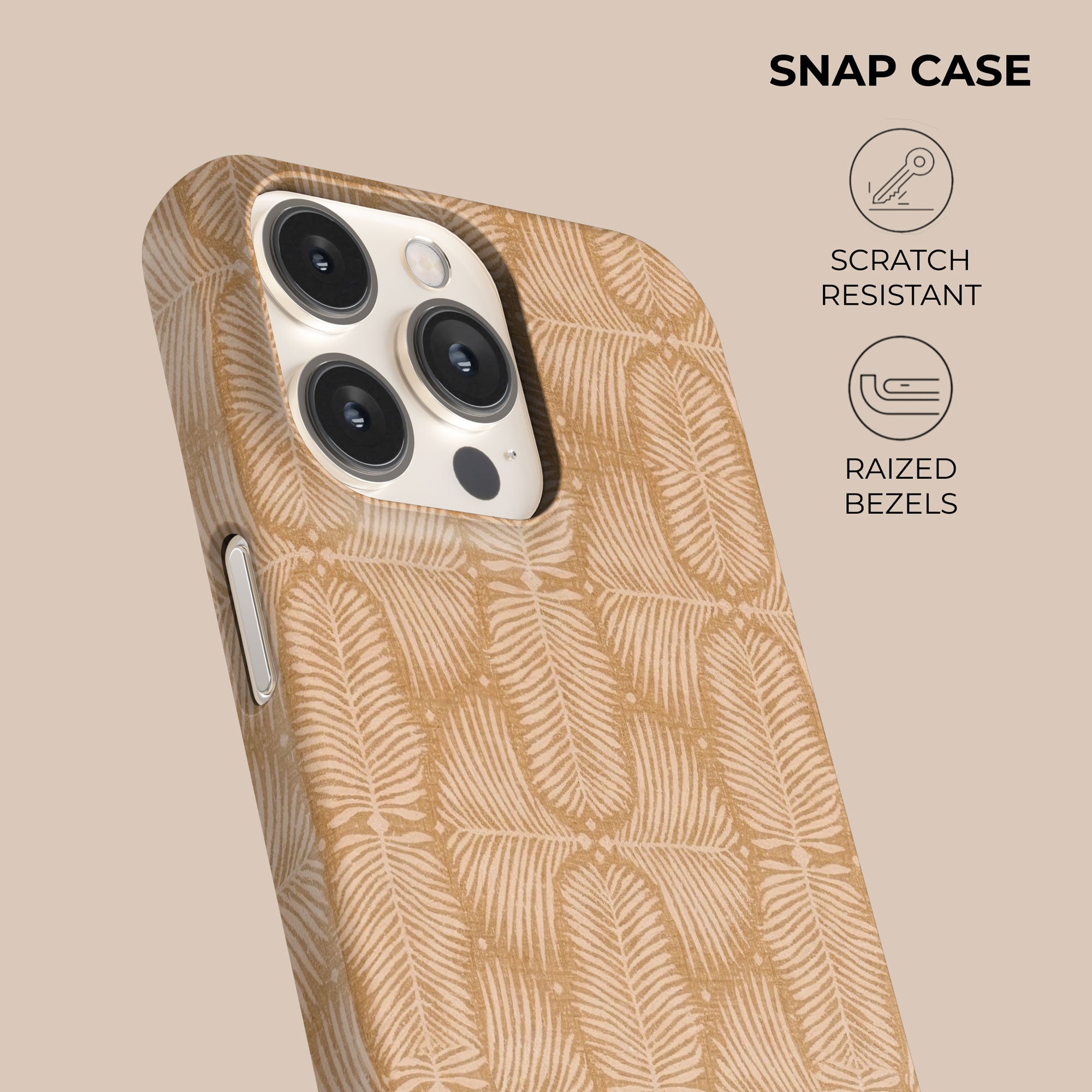 Fern Mustard Phone Case — view 5 — Salavisa