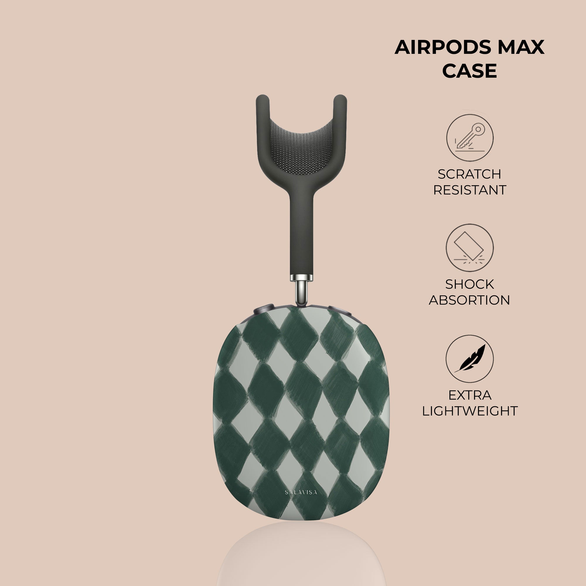 Harlequin Forest AirPods Max Case — view 4 — Salavisa