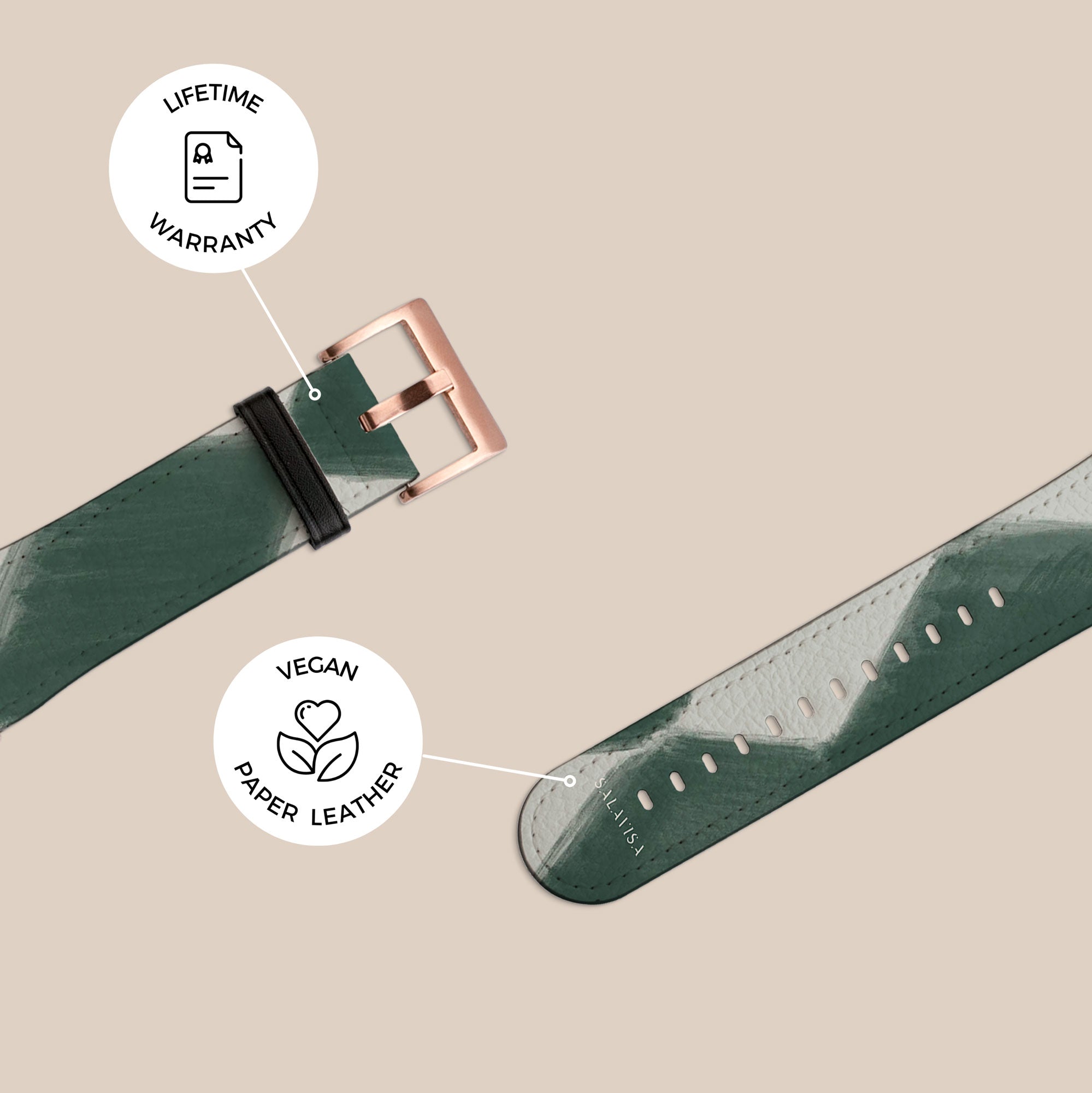 Harlequin Forest Galaxy Watch Band — view 4 — Salavisa