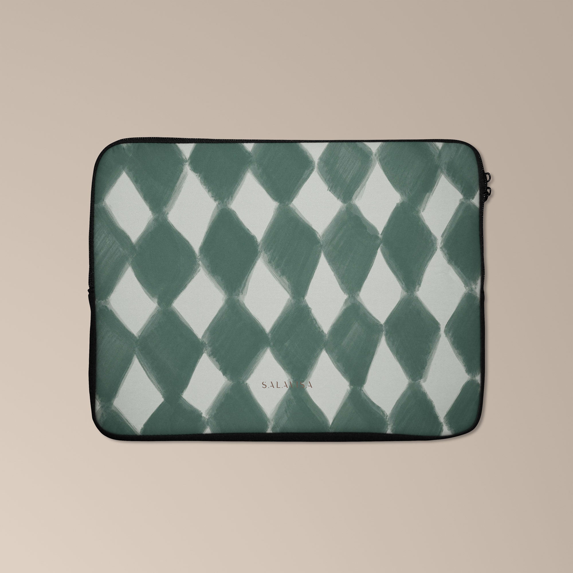 Harlequin Forest Laptop Sleeve — view 2 — Salavisa