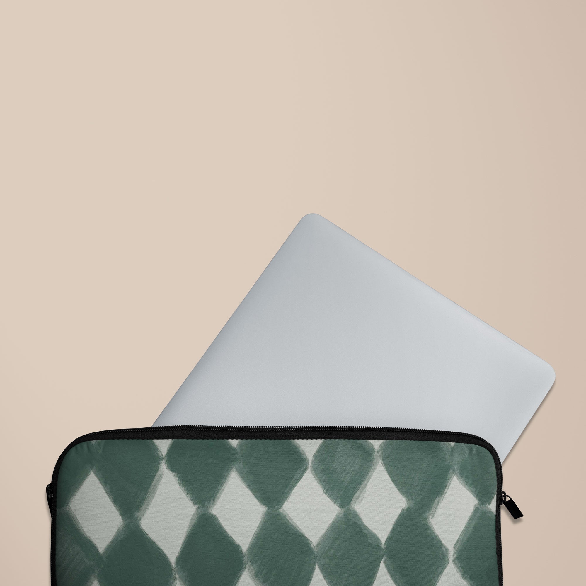 Harlequin Forest Laptop Sleeve — view 3 — Salavisa