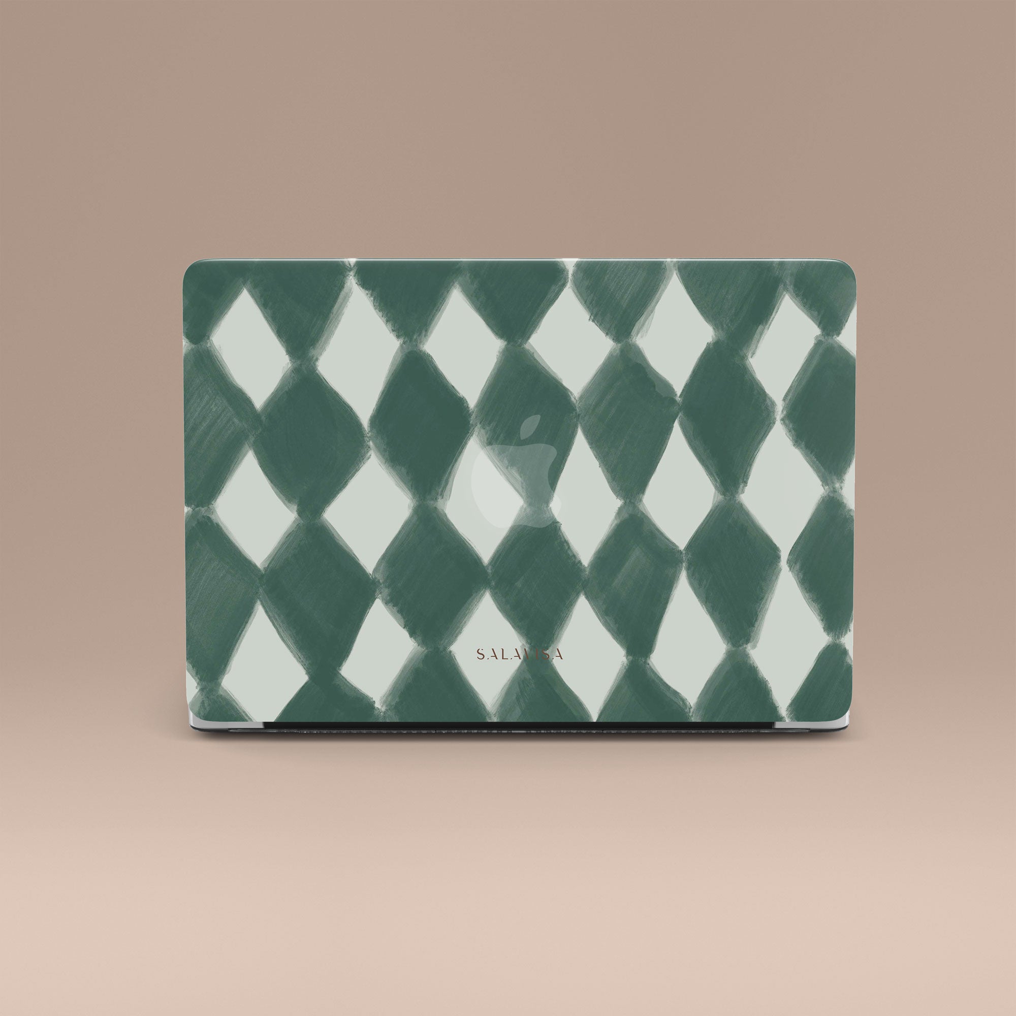Harlequin Forest MacBook Case — view 2 — Salavisa