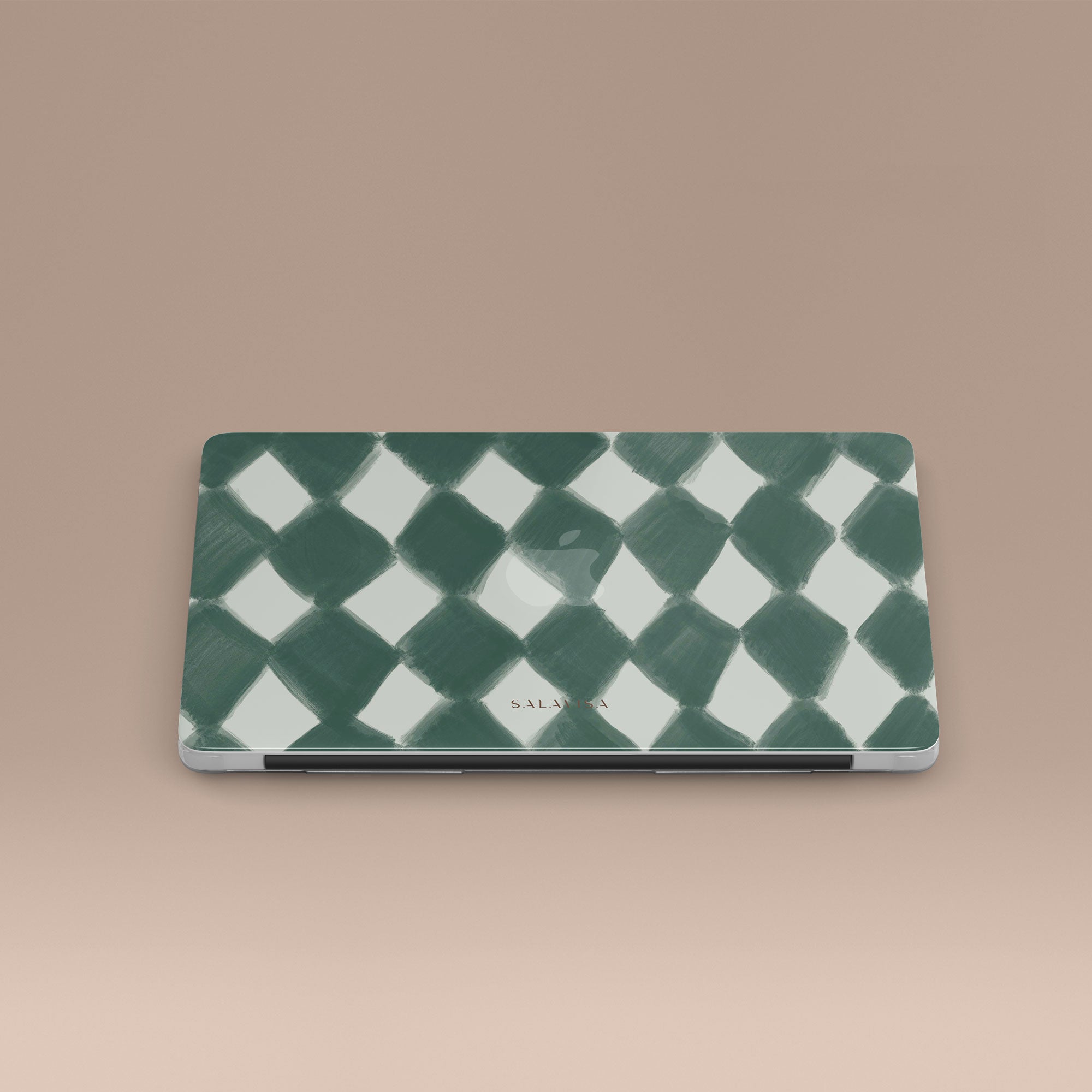 Harlequin Forest MacBook Case — view 3 — Salavisa