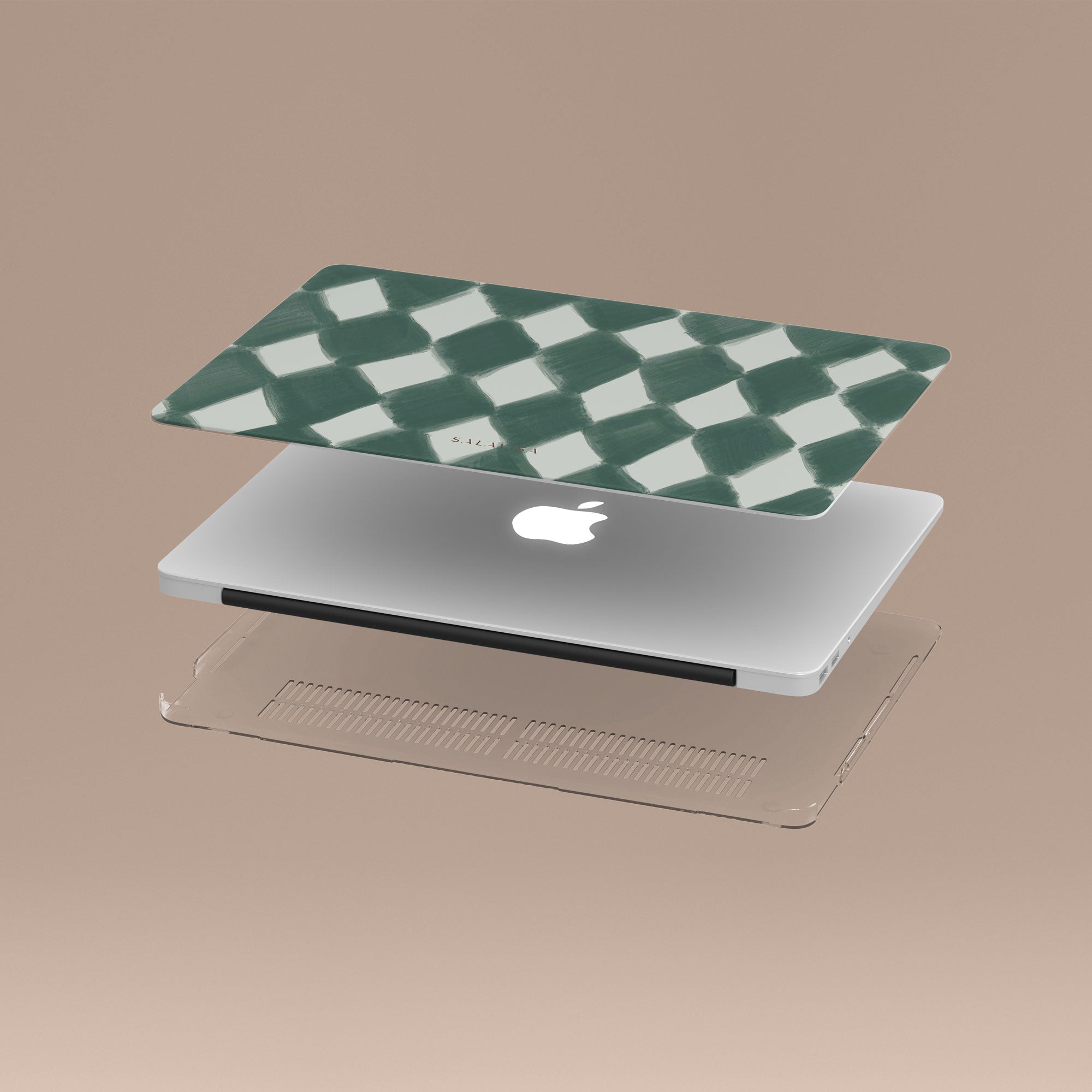 Harlequin Forest MacBook Case — view 5 — Salavisa