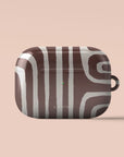 Labyrinth Burgundy AirPods Case — view 2