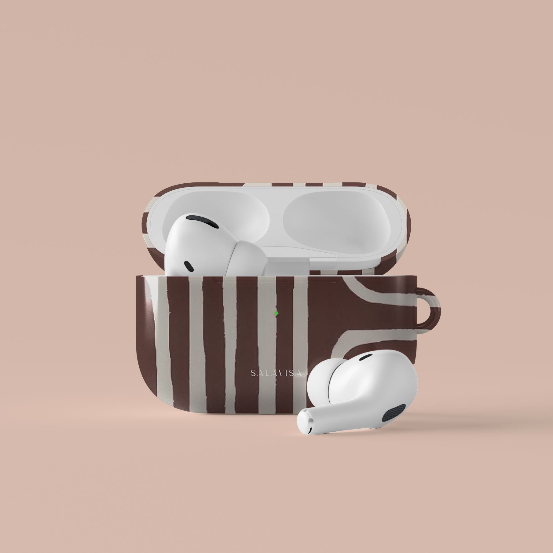Labyrinth Burgundy AirPods Case — view 5 — Salavisa