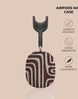 Labyrinth Burgundy AirPods Max Case — view 4
