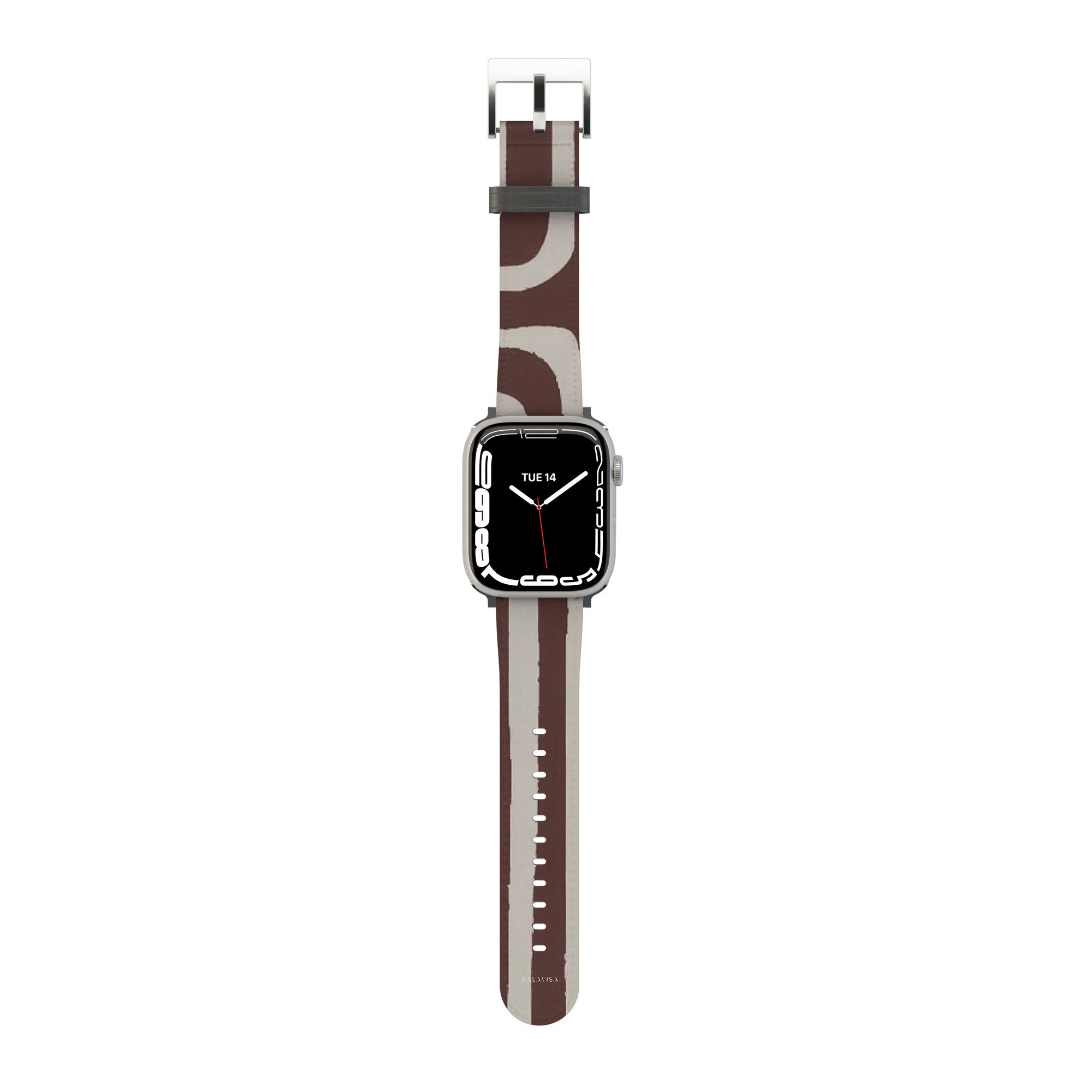 Labyrinth Burgundy Apple Watch Band — Salavisa