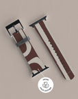 Labyrinth Burgundy Apple Watch Band — view 6