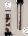 Labyrinth Burgundy Apple Watch Band — view 7