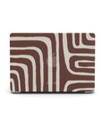 Labyrinth Burgundy MacBook Case