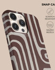 Labyrinth Burgundy Phone Case — view 5