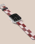Painted Wine Apple Watch Band — view 3