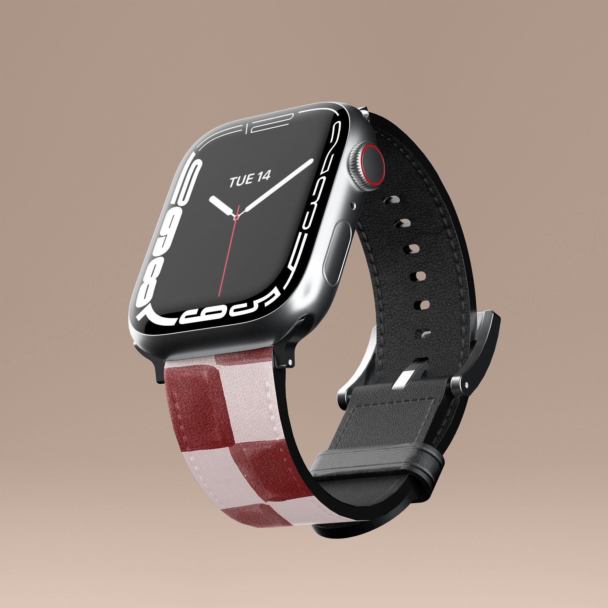 Painted Wine Apple Watch Band — view 4 — Salavisa