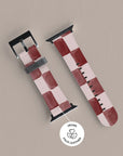 Painted Wine Apple Watch Band — view 6