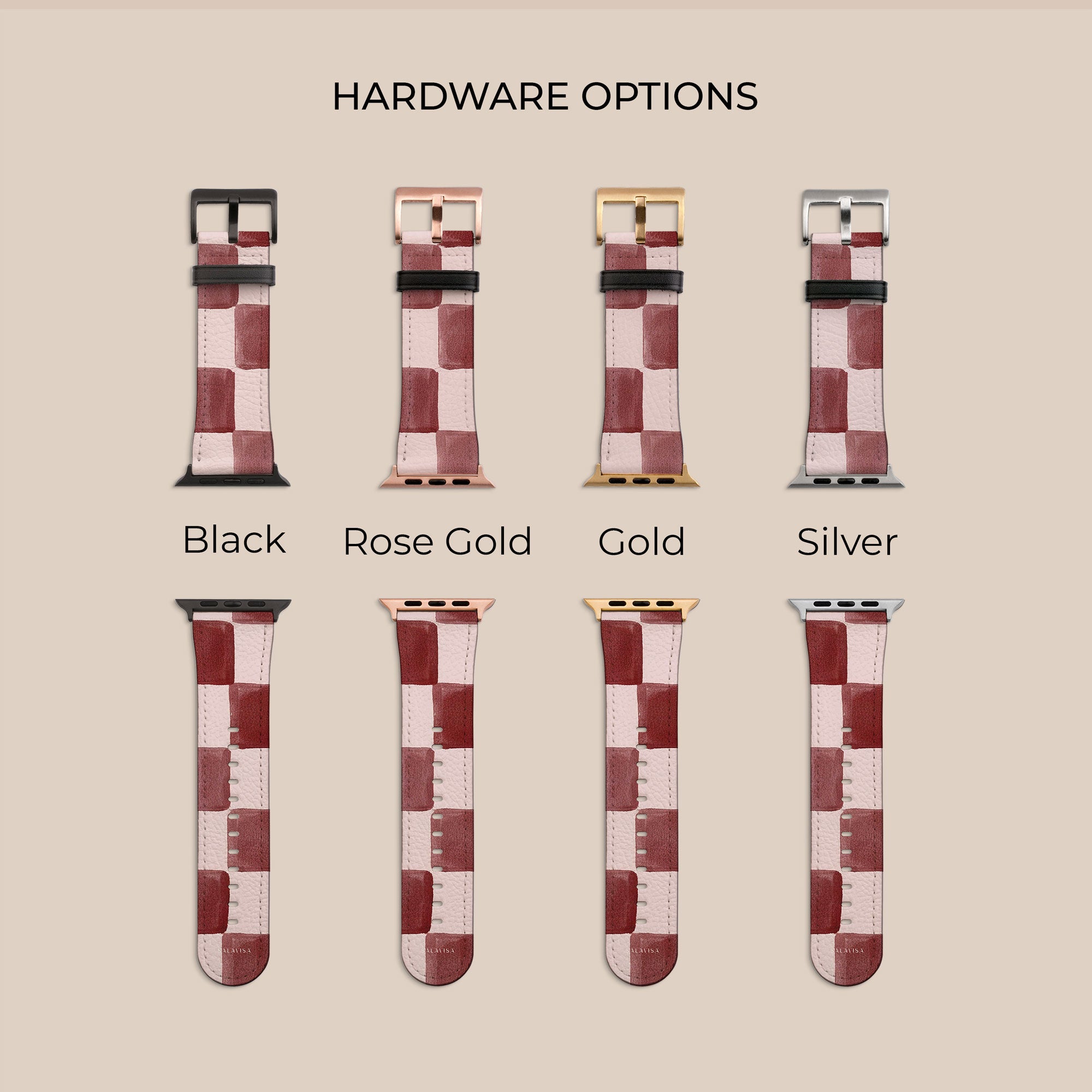 Painted Wine Apple Watch Band — view 8