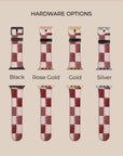 Painted Wine Apple Watch Band — view 8