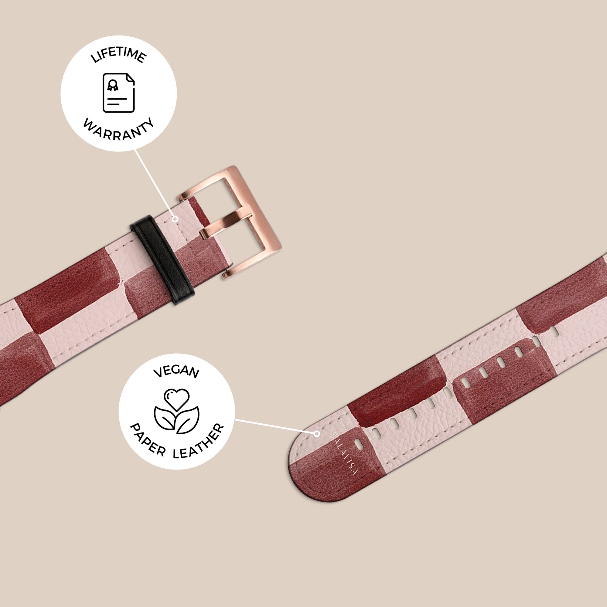 Painted Wine Galaxy Watch Band — view 4 — Salavisa