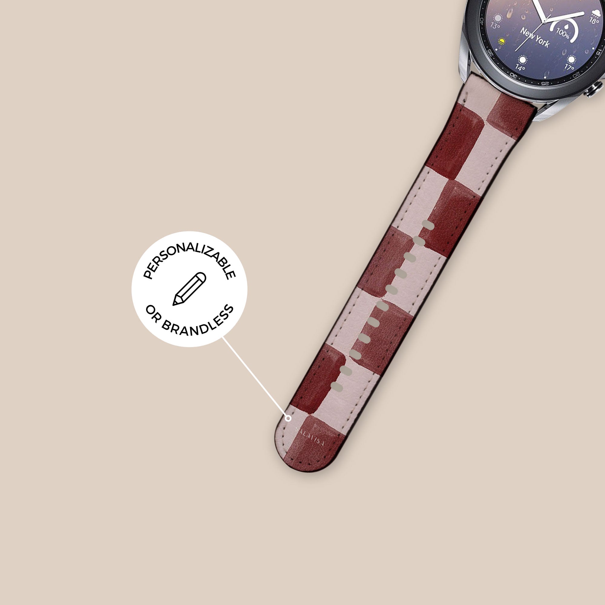 Painted Wine Galaxy Watch Band — view 5 — Salavisa