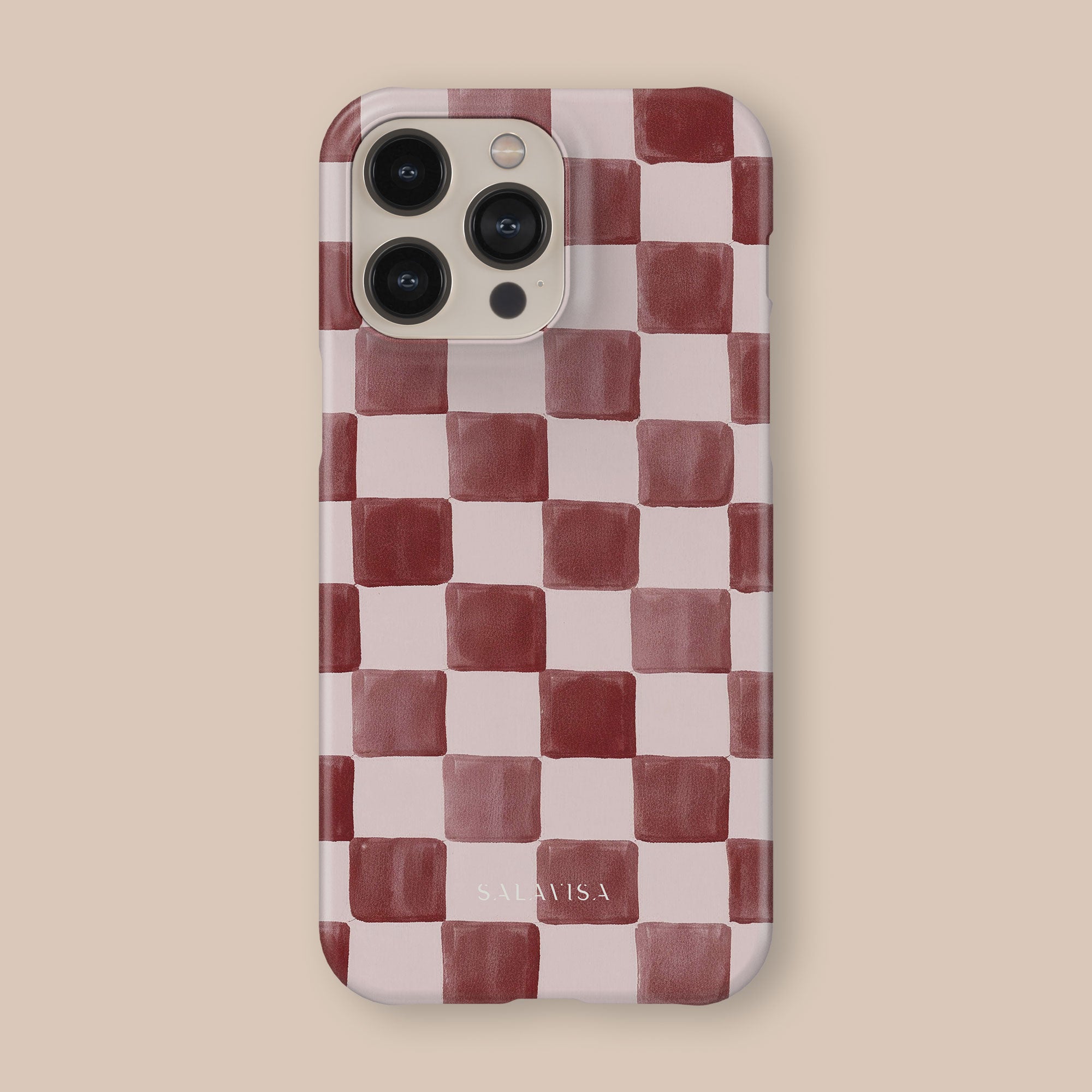 Painted Wine Phone Case — angle view — Salavisa