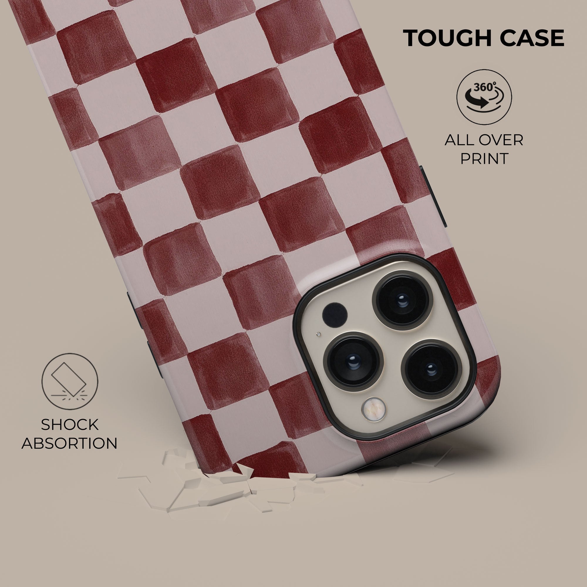 Painted Wine Phone Case — detail view