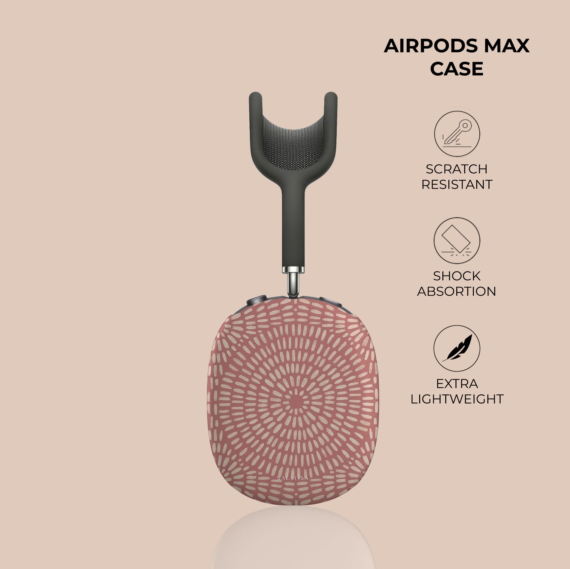 Sunburst Rose AirPods Max Case — view 4