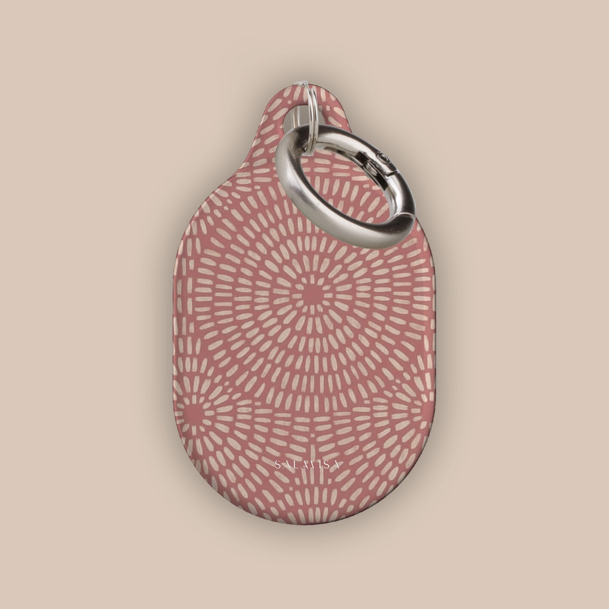 Sunburst Rose AirTag Holder — view 2 — Salavisa