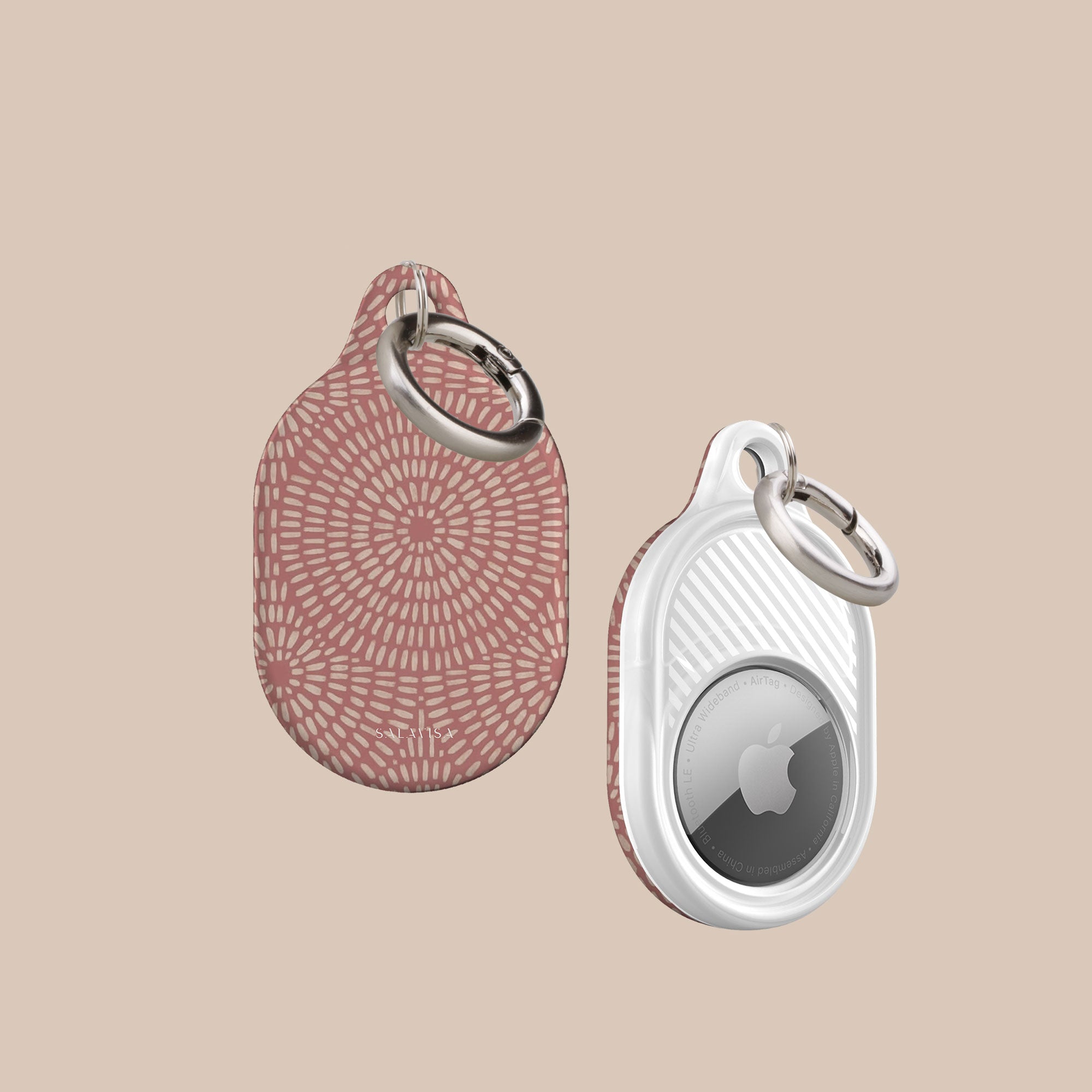 Sunburst Rose AirTag Holder — view 3 — Salavisa