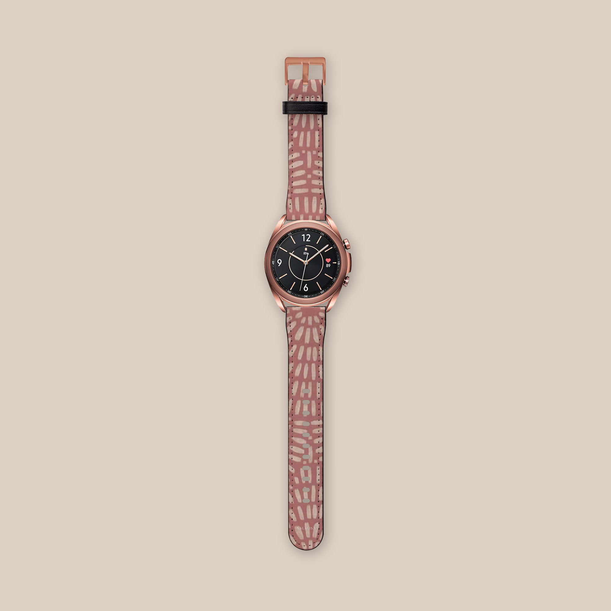 Sunburst Rose Galaxy Watch Band — view 3 — Salavisa