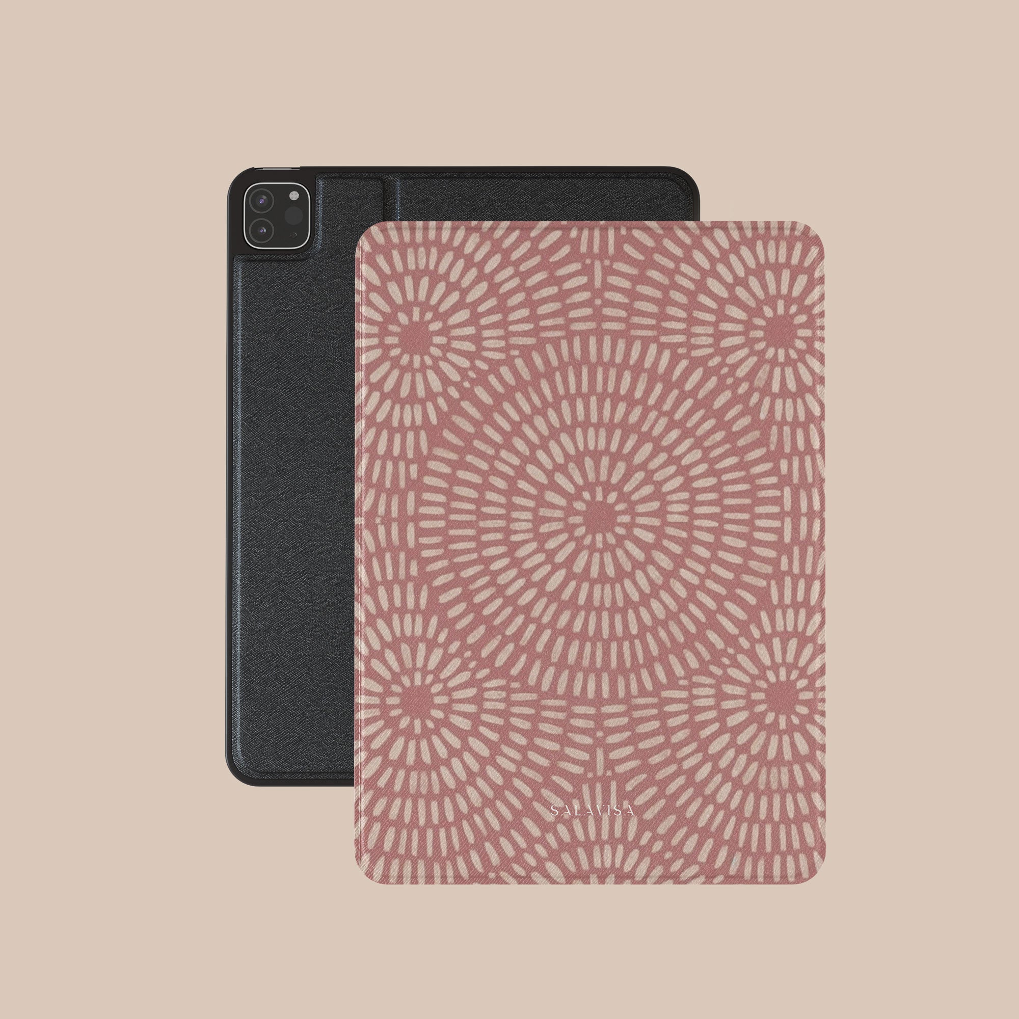 Sunburst Rose iPad Case — view 2 — Salavisa