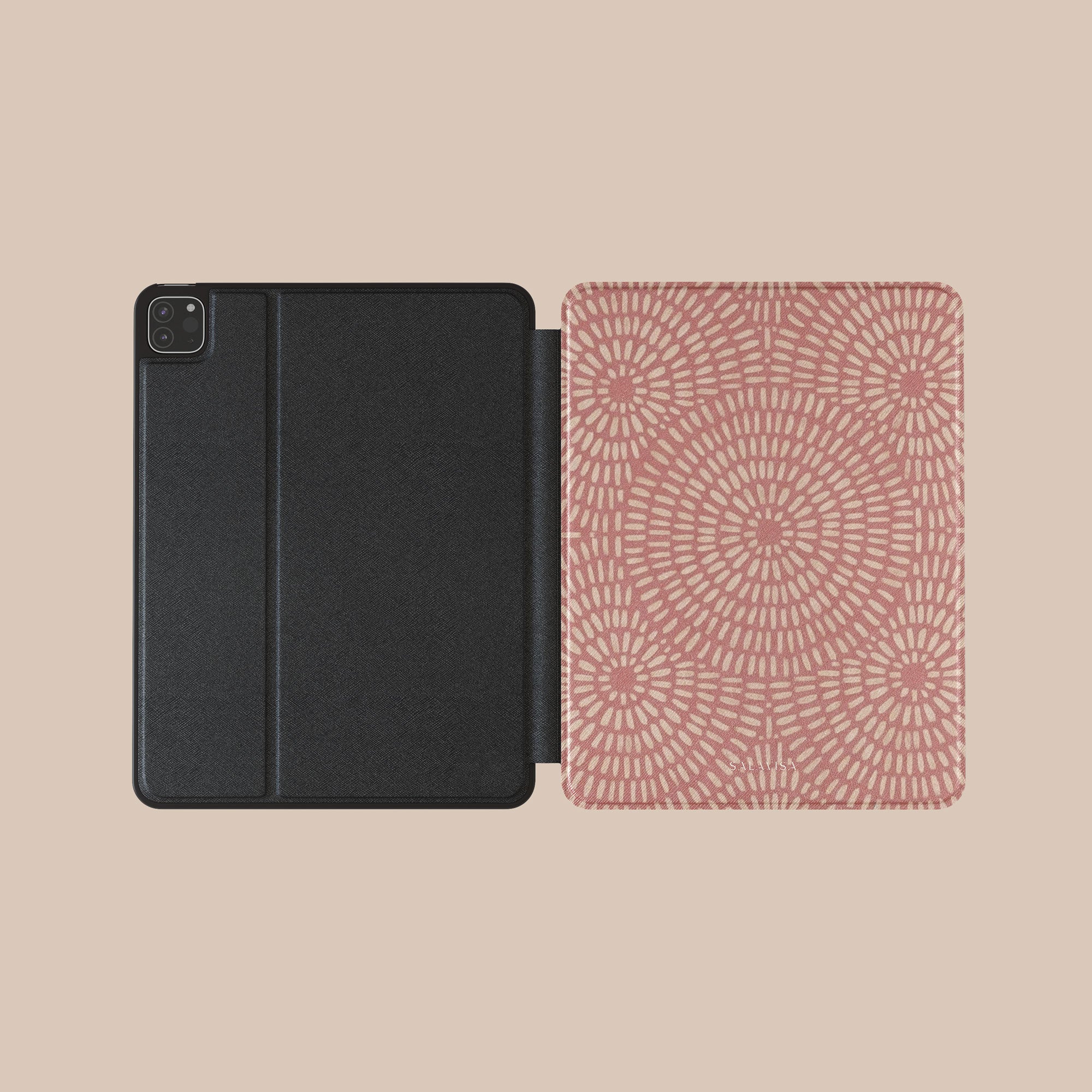 Sunburst Rose iPad Case — view 3 — Salavisa