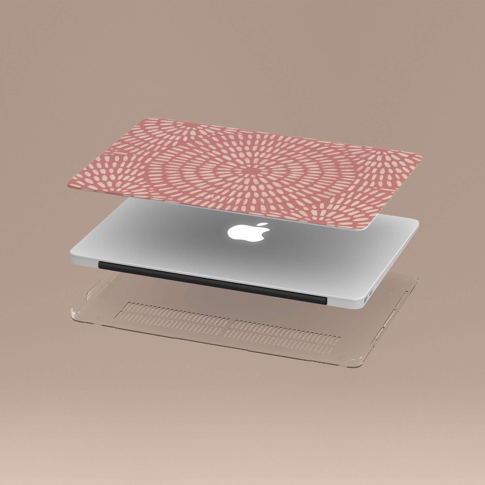 Sunburst Rose MacBook Case — view 5 — Salavisa