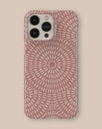 Sunburst Rose Phone Case — angle view