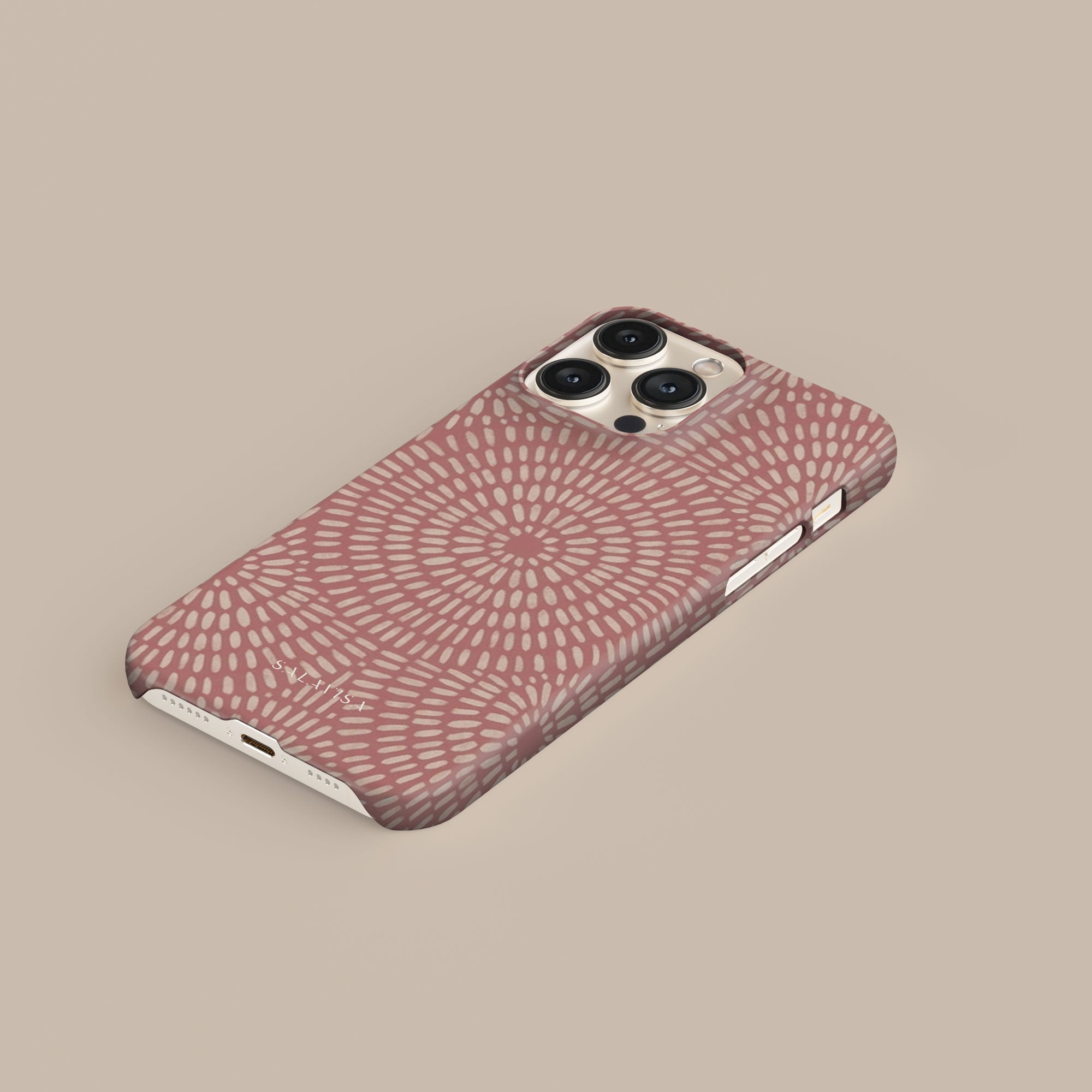 Sunburst Rose Phone Case — side profile