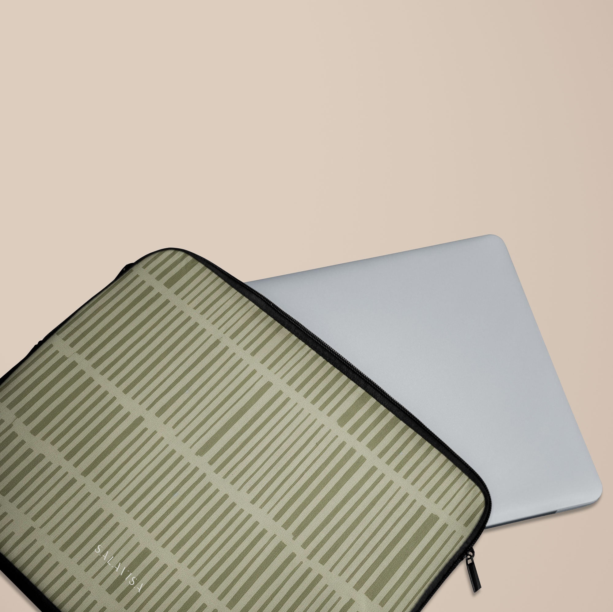 Tally Sage Laptop Sleeve — view 4 — Salavisa