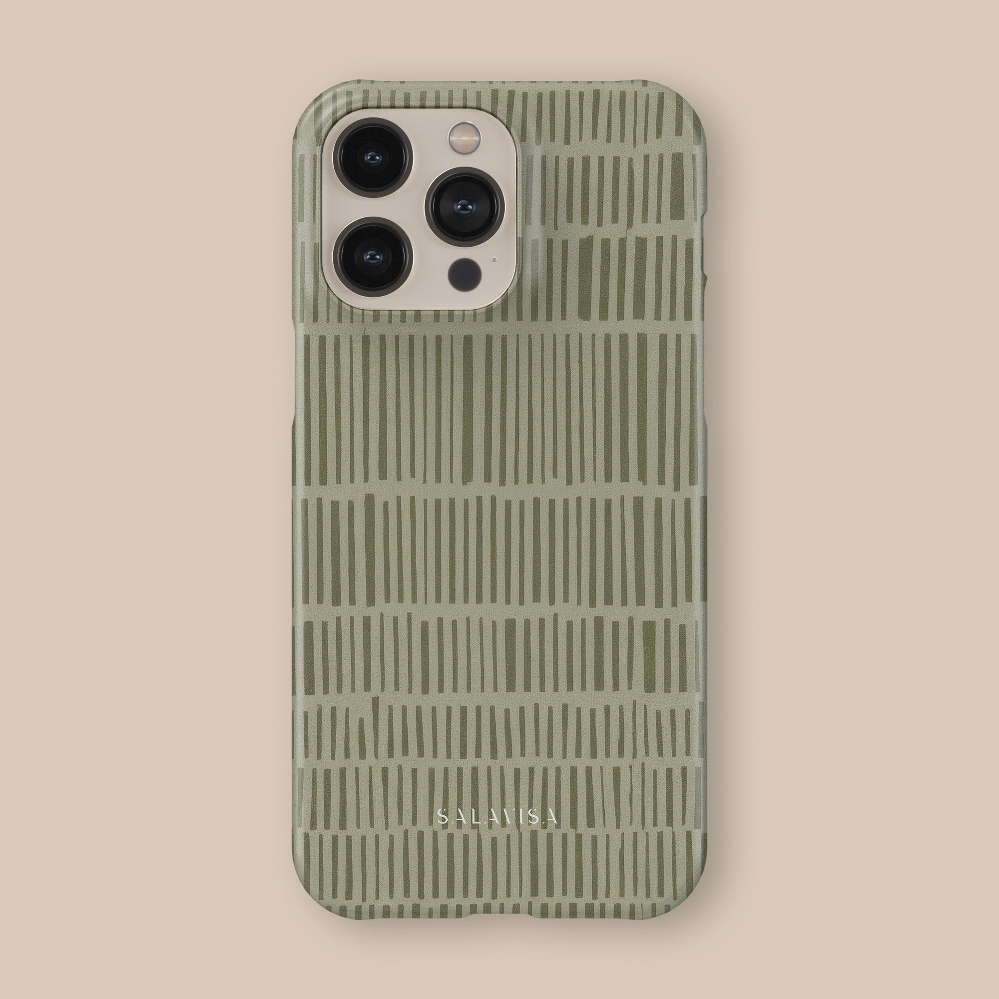 Tally Sage Phone Case — angle view