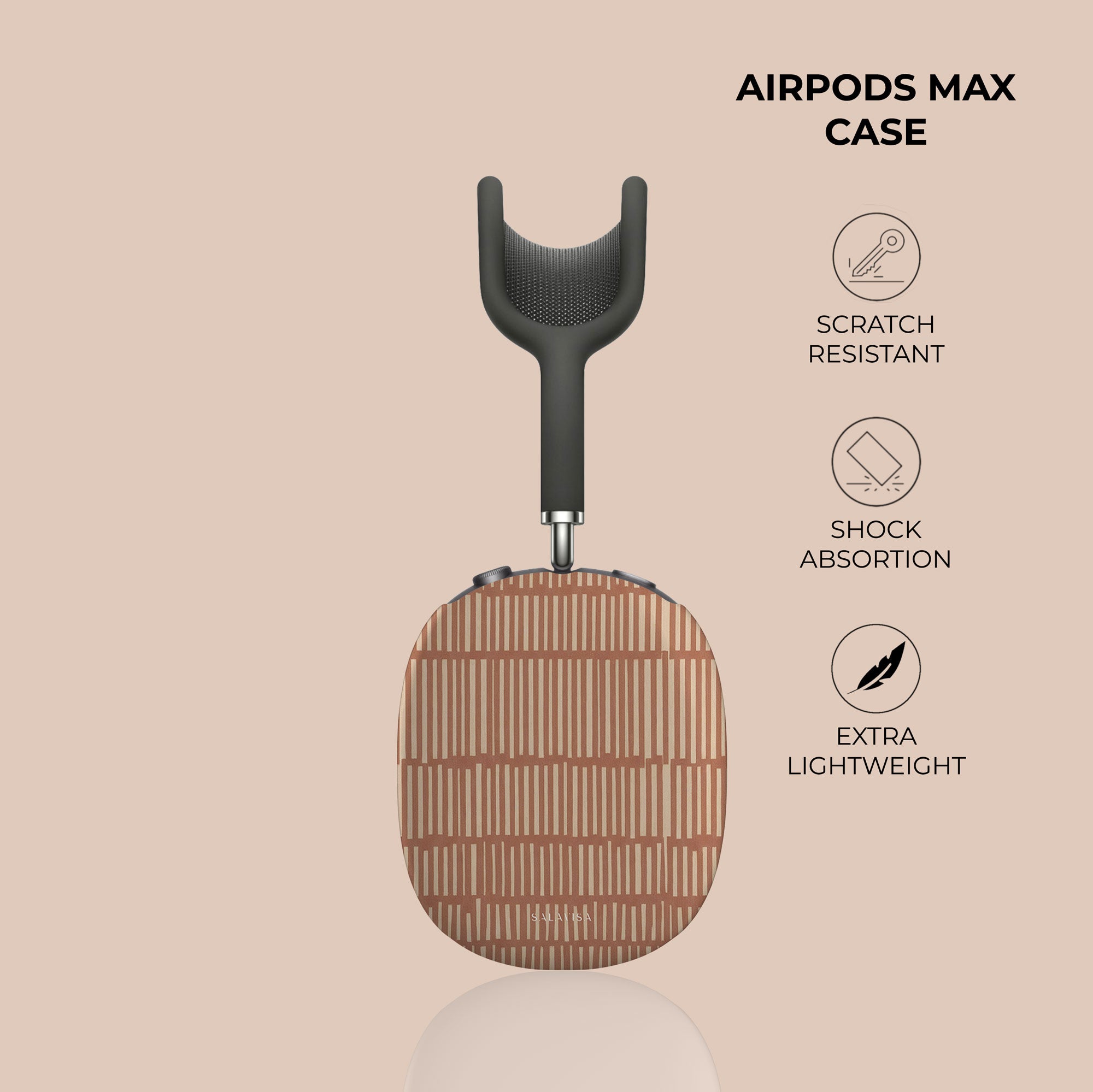 Tally Terracotta AirPods Max Case — view 4 — Salavisa
