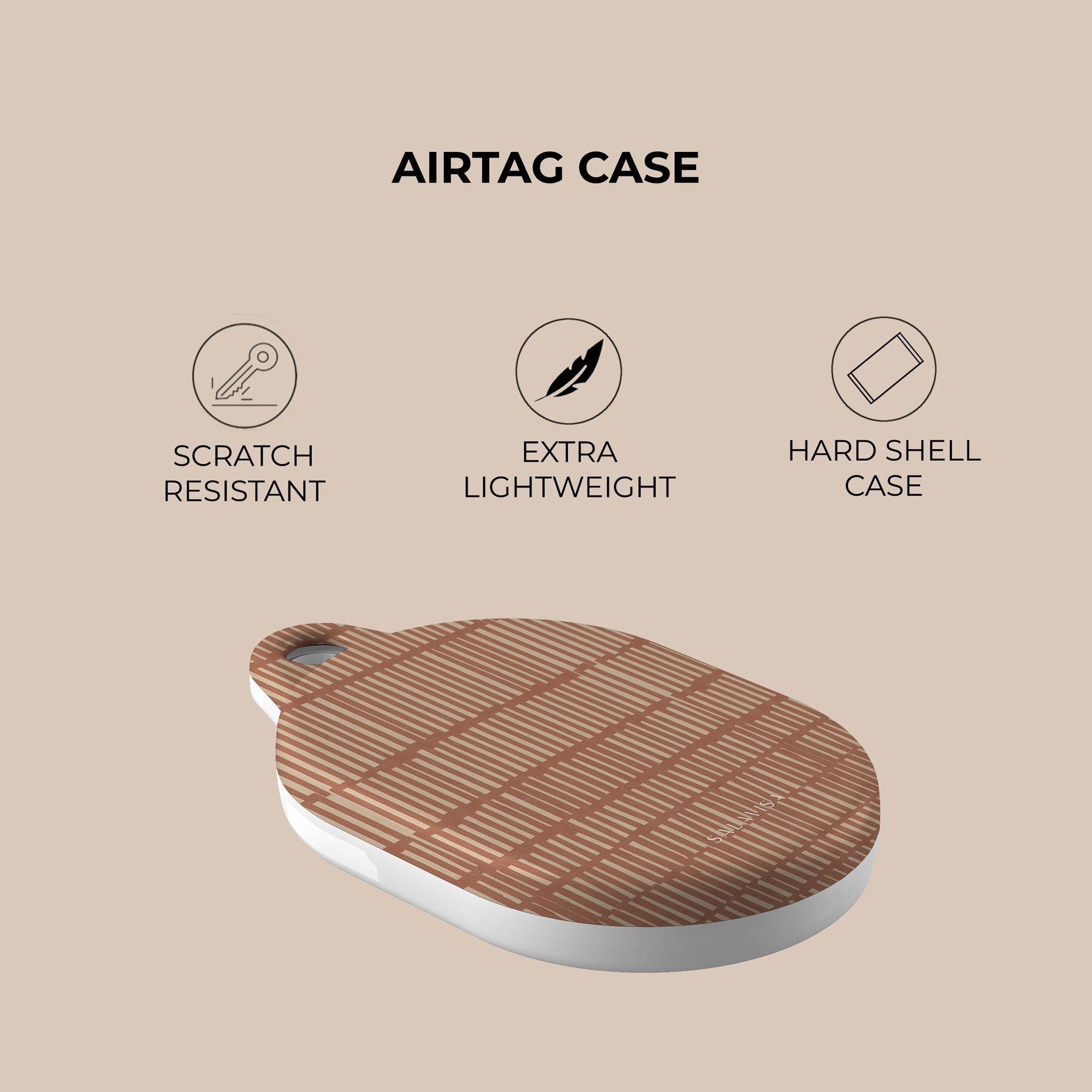 Tally Terracotta AirTag Holder — view 4 — Salavisa
